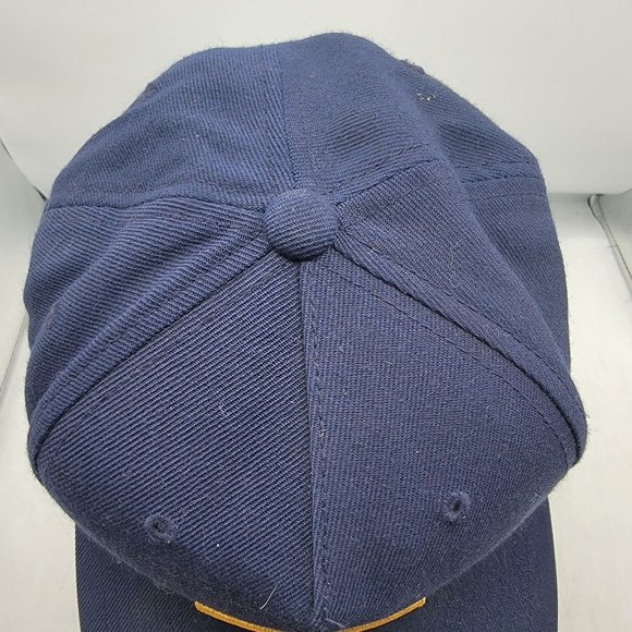 RVCA Common Wealth Snapback Hat Mid Fit Blue Adjustable Comfort Casual - Picture 6 of 9